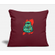 Gorilla Injured Burgundy Pillow